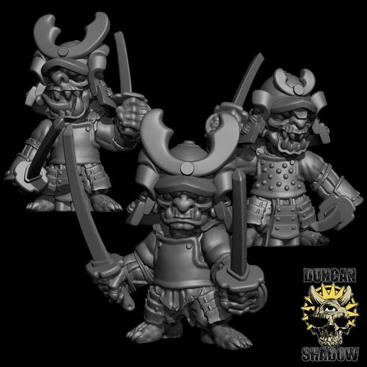 Duncan Shadow - Goblin Samurai with Swords 5-pack