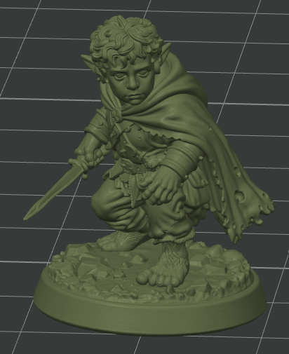 Halfling Thief, Male