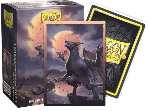 DRAGON SHIELD SLEEVES BRUSHED ART HALLOWEEN 2025 100CT