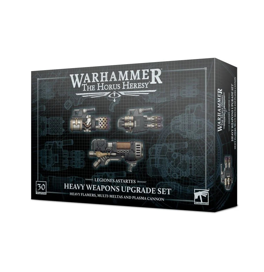 Horus Heresy: Heavy Weapons Upgrade Heavy Flamers, Multi-meltas, and Plasma Cannons