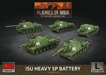 Flames of War:  ISU Heavy SP Battery