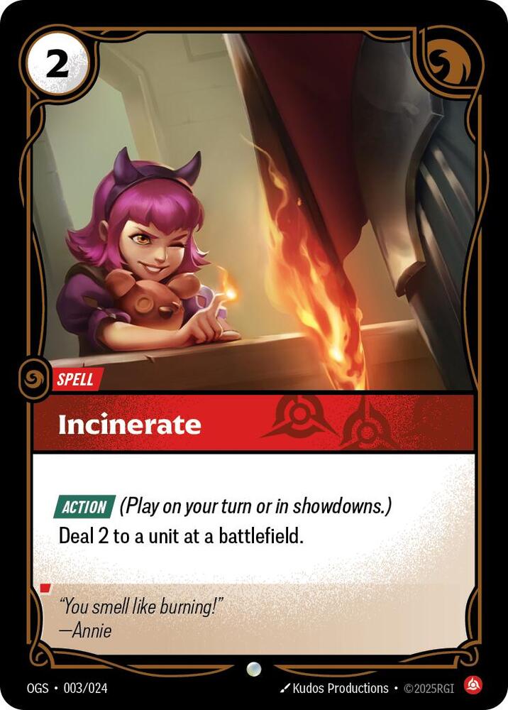 Incinerate [Proving Grounds]