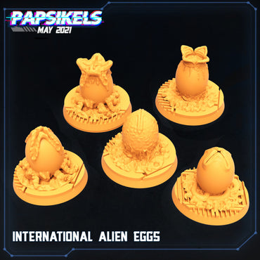 Papsikels - International Alien Eggs 5-pack