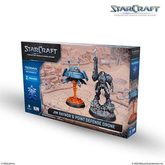 Starcraft: Terran Jim Raynor & Point Defense Drone (Pre-Order May 30th)