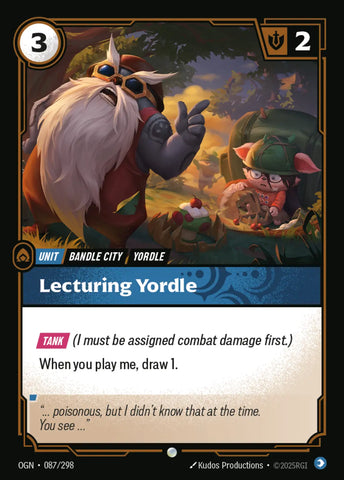 Lecturing Yordle [Origins]