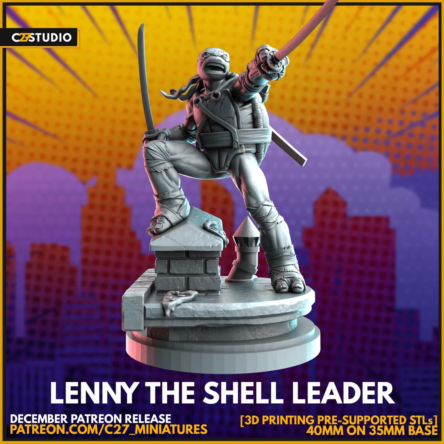C27 - Lenny the Shell Leader | Leonardo