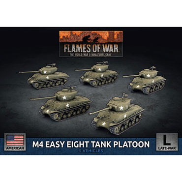 Flames of War: M4 Easy Eight Tank Platoon