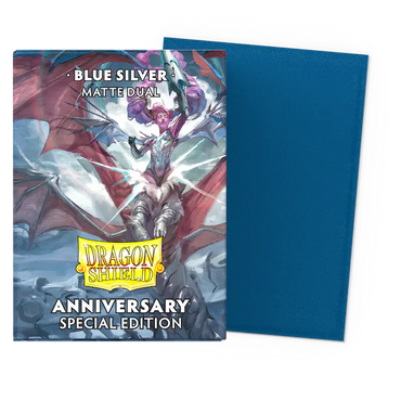 Dragon Shield: Special Edition Blue/Silver Matte Dual