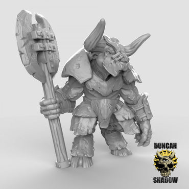 Duncan Shadow - Minotaur Warrior with great axe