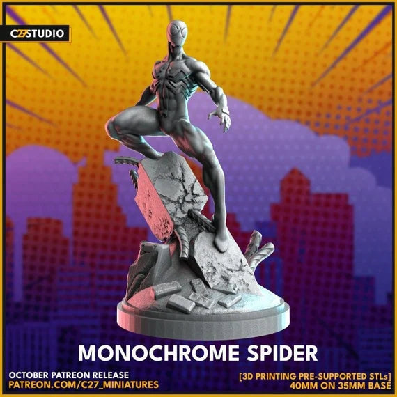 C27 - Monochrome Spider