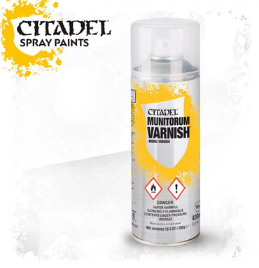 GW Spray Paint Munitorum Varnish