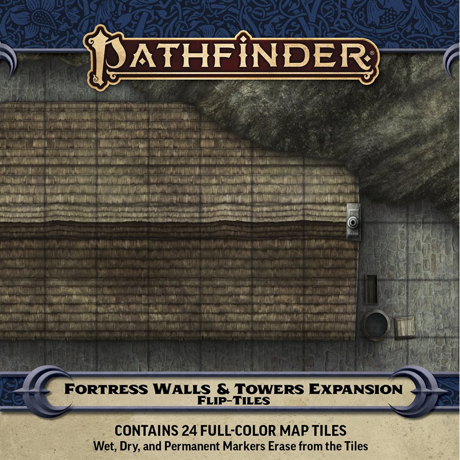 Pathfinder: Flip-Tiles: Fortress Walls & Towers Expansion