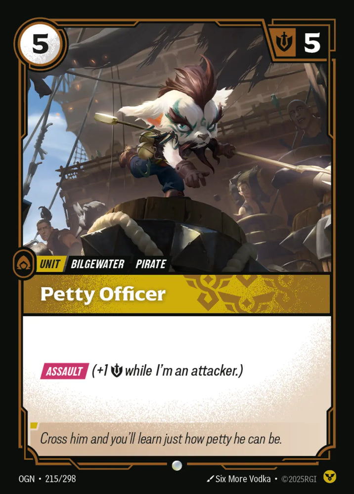 Petty Officer [Origins]