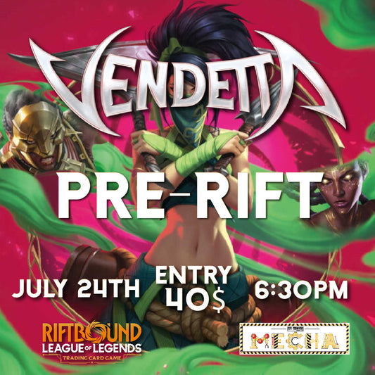 Riftbound: Vendetta Casual Pre-Rift Ticket | July 24th
