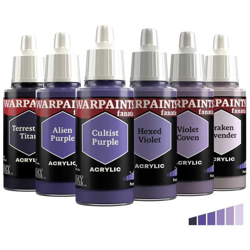 The Army Painter Fanatic Paints: Purples
