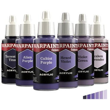 The Army Painter Fanatic Paints: Purples