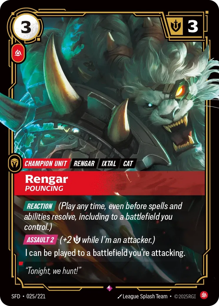 Rengar - Pouncing [Spiritforged]