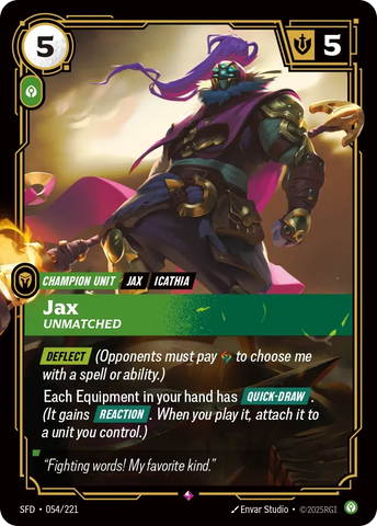 Jax - Unmatched [Spiritforged]