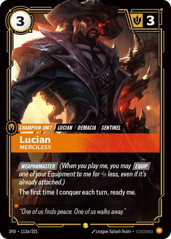 Lucian - Merciless (Alternate Art) [Spiritforged]
