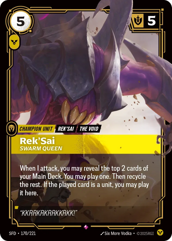 Rek'Sai - Swarm Queen [Spiritforged]