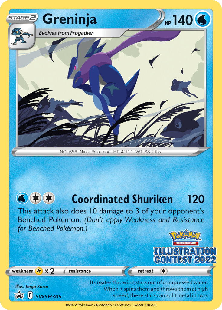 Greninja SWSH305  SWSH Black Star Promos - Promo