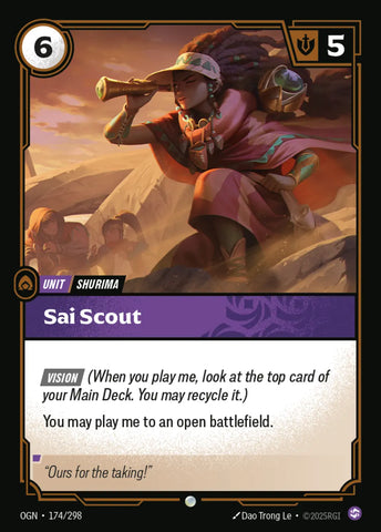 Sai Scout [Origins]
