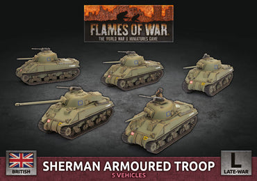 Flames of War: Sherman Armoured Troop