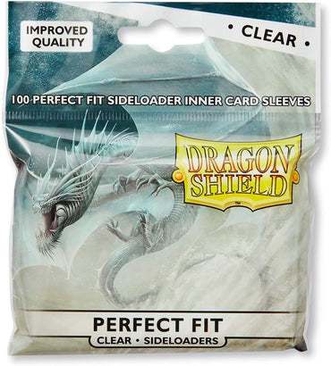 Dragon Shield Perfect Fit Sleeve - Sideloader- Clear ‘Arcane Tinmen’ 100ct