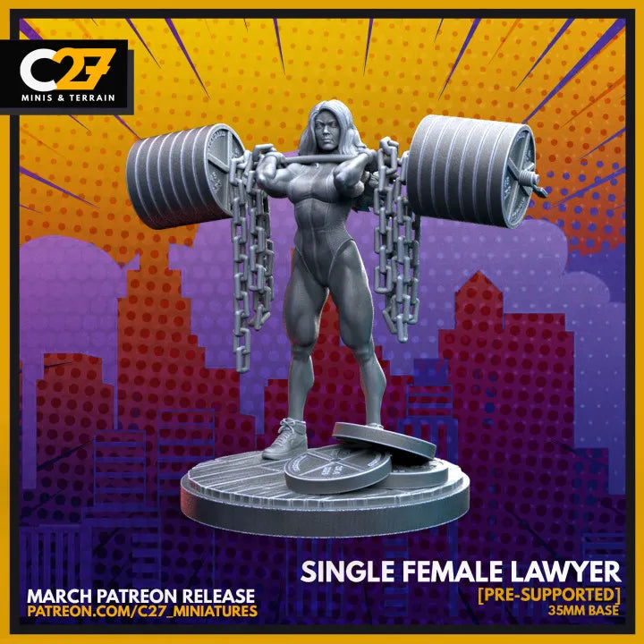 C27 - Single Female Lawyer | She Hulk