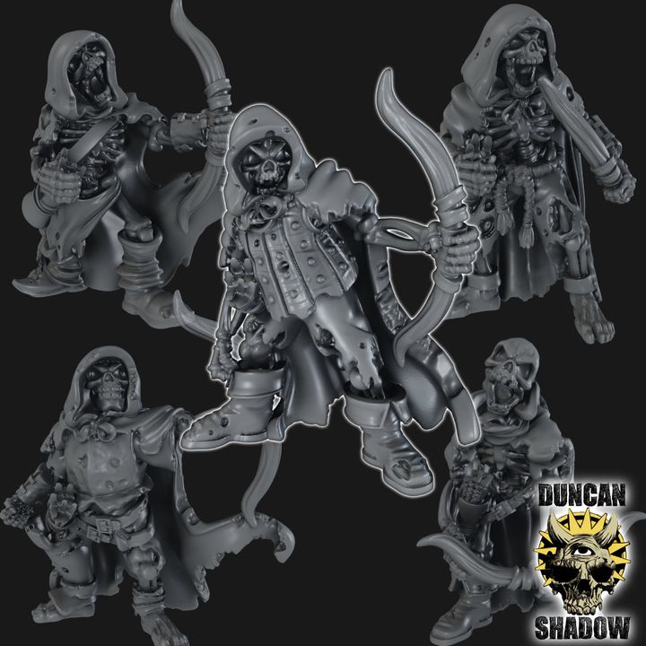 Duncan Shadow - Skeletons with bows 5-pack