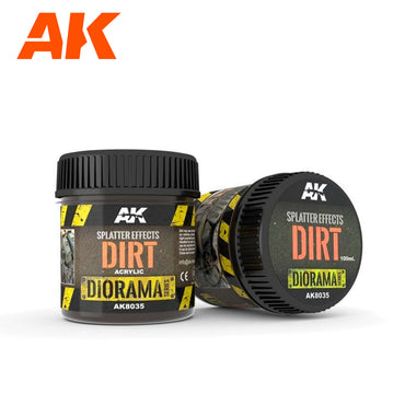 AK Diorama: Splatter Effects Dirt 100ml