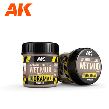 AK Diorama: Splatter Effects Wet Mud 100ml