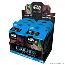 (Pre-Order July 4th) Star Wars Unlimited: Legends of the Force Spotlight Decks