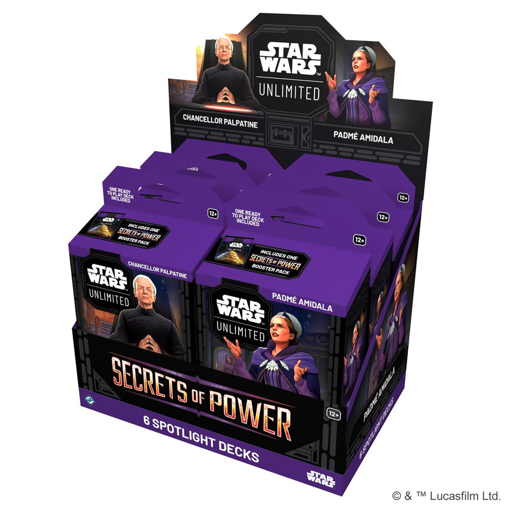 (Pre-Order Nov 7th) Star Wars Unlimited: Secrets of Power Spotlight Decks