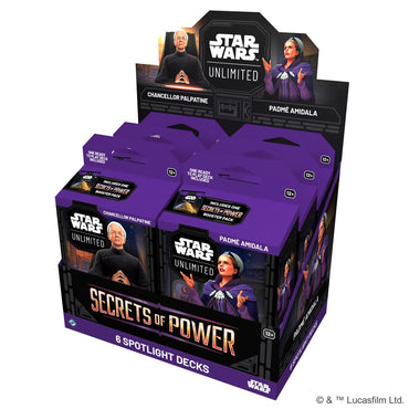 (Pre-Order Nov 7th) Star Wars Unlimited: Secrets of Power Spotlight Decks