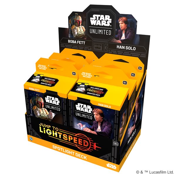 (Pre-Order March 14th) Star Wars Unlimited: Jump to Lightspeed Spotlight Decks