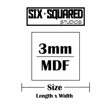MDF Square Bases