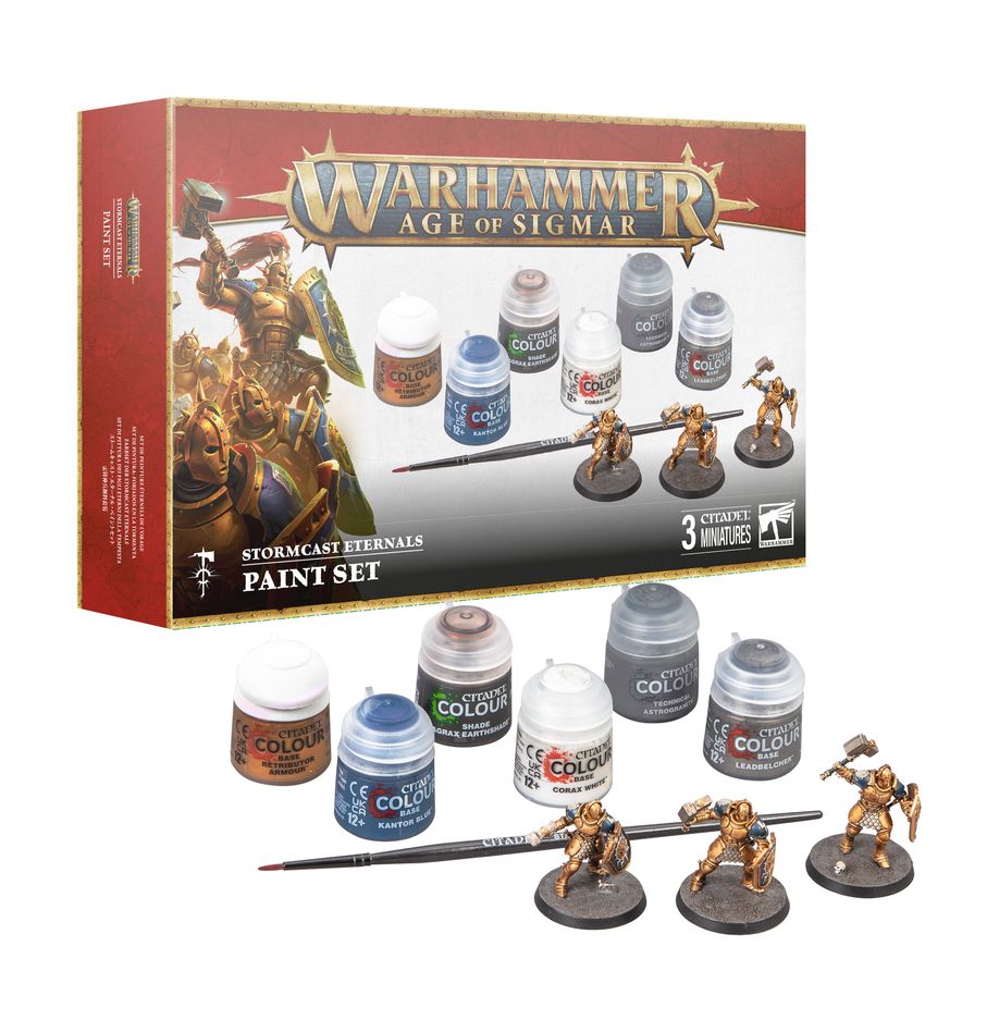 Age of Sigmar: Stormcast Eternals + Paints