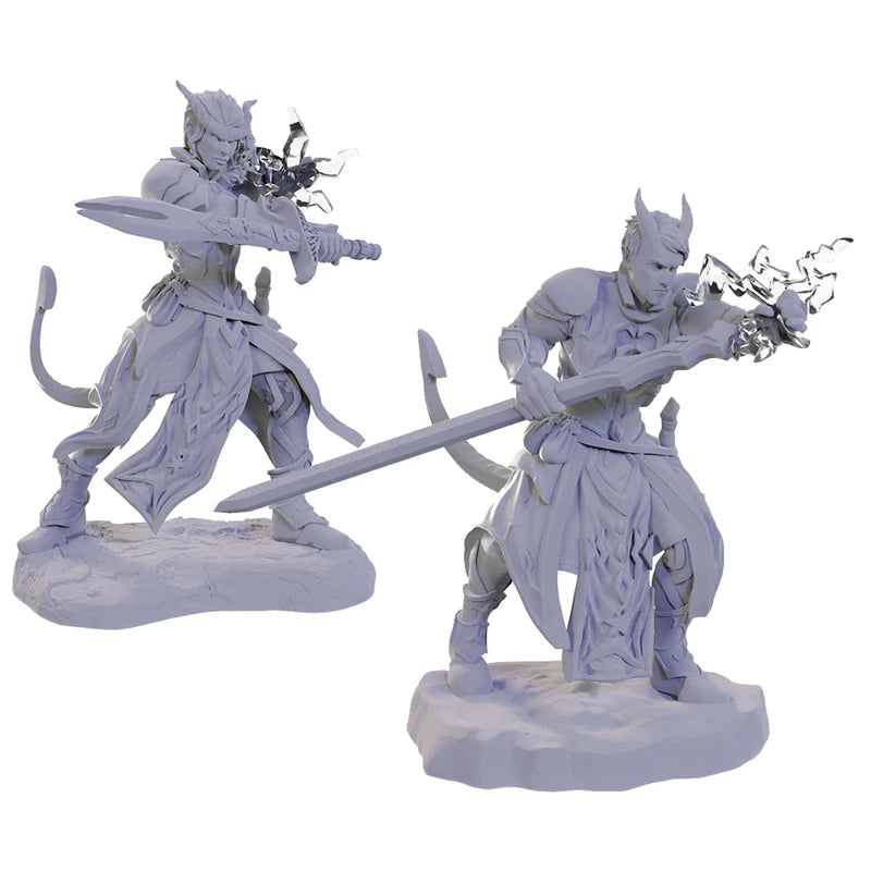 Nolzur's Marvelous Minatures: Tiefling Warlocks