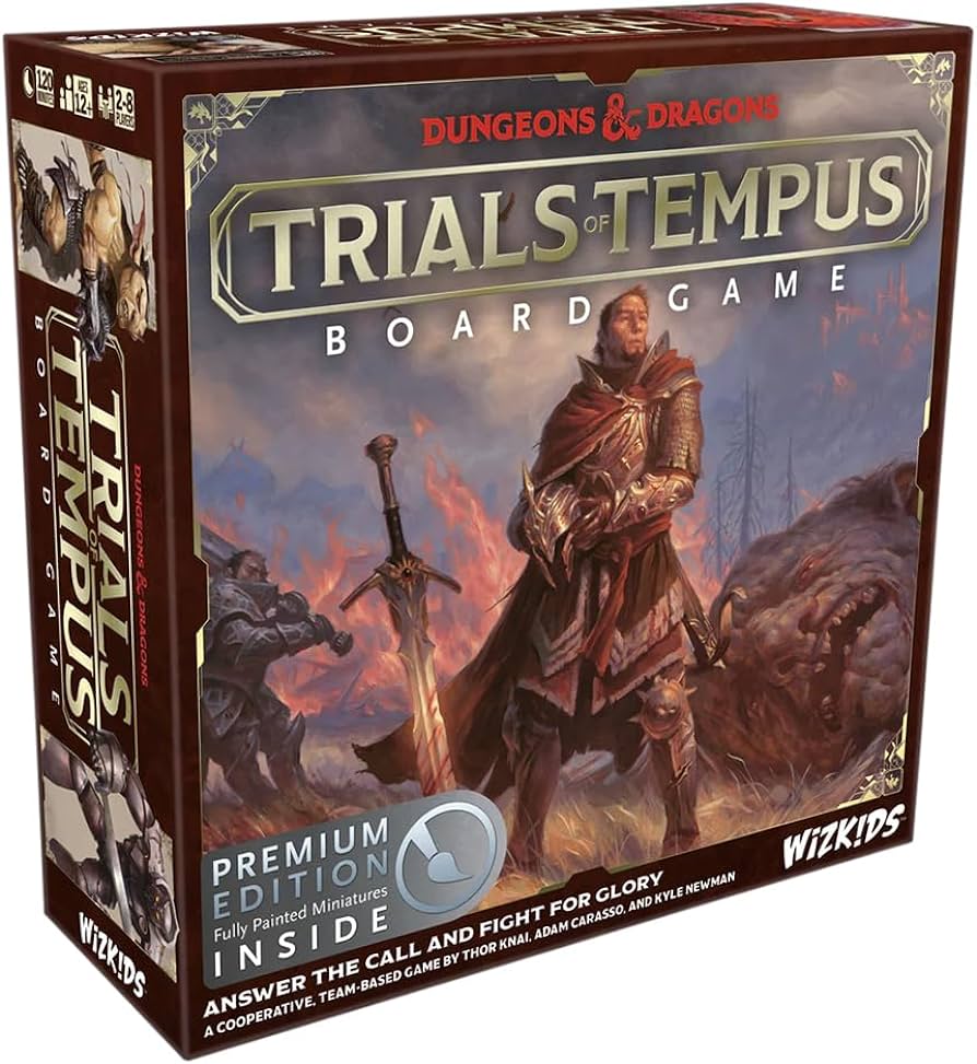 Dungeons & Dragons: Trials of Tempus Board Game Premium edition