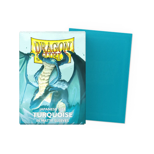Dragon Shield Matte Sleeve - Turquoise 60ct