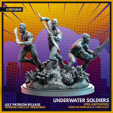 C27 - Underwater Soliders | Atlantean Soldiers