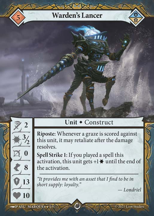Malediction: Warden's Lancer