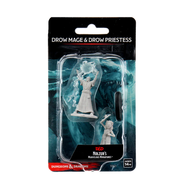 Wizkids: Drow Mage and Drow Priestess