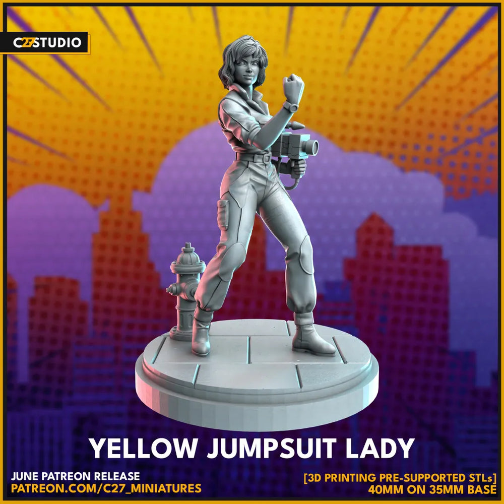 C27 - Yellow Jumpsuit Lady | April O'Neil