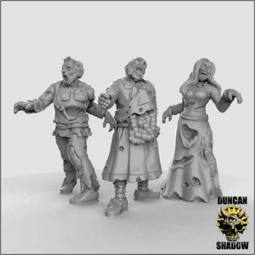Duncan Shadow - zombie 3-pack