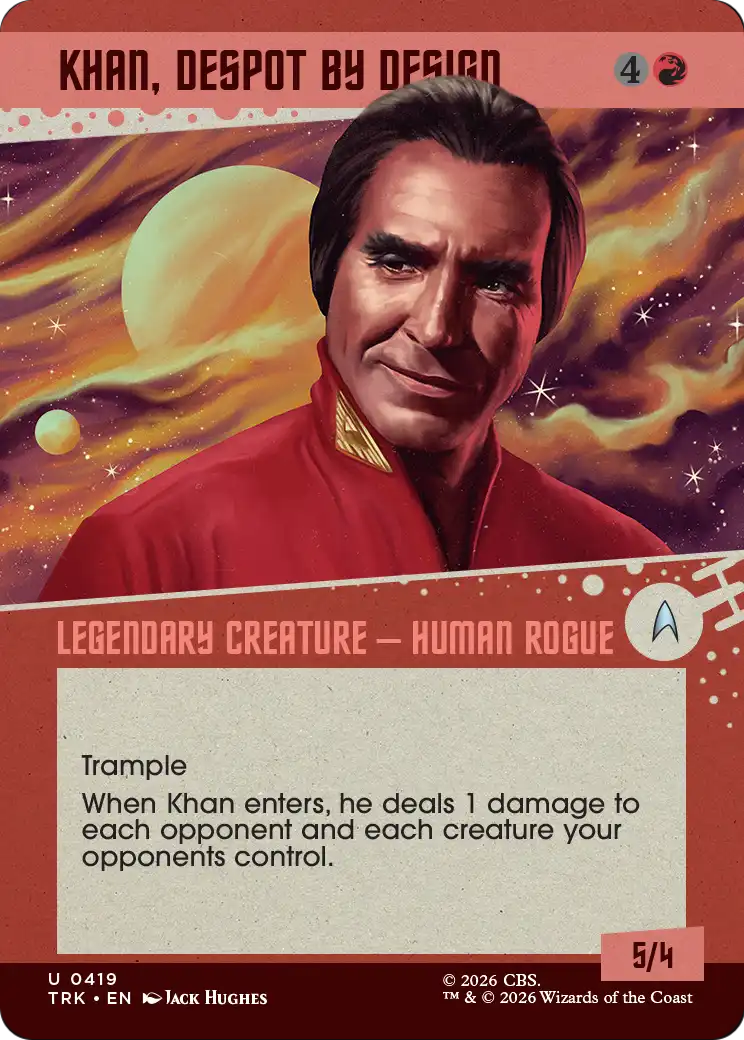 Khan, Despot by Design (Showcase) [Star Trek]