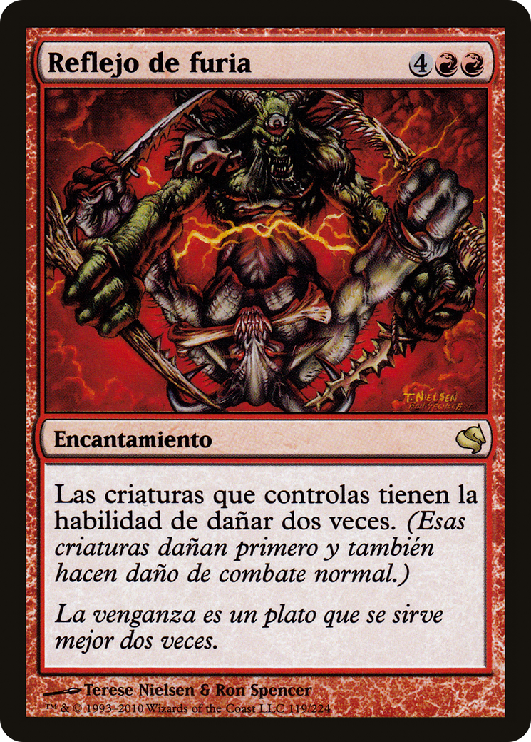 Rage Reflection (Spanish) - "Reflejo de furia" (PS11-119) - Salvat 2011
