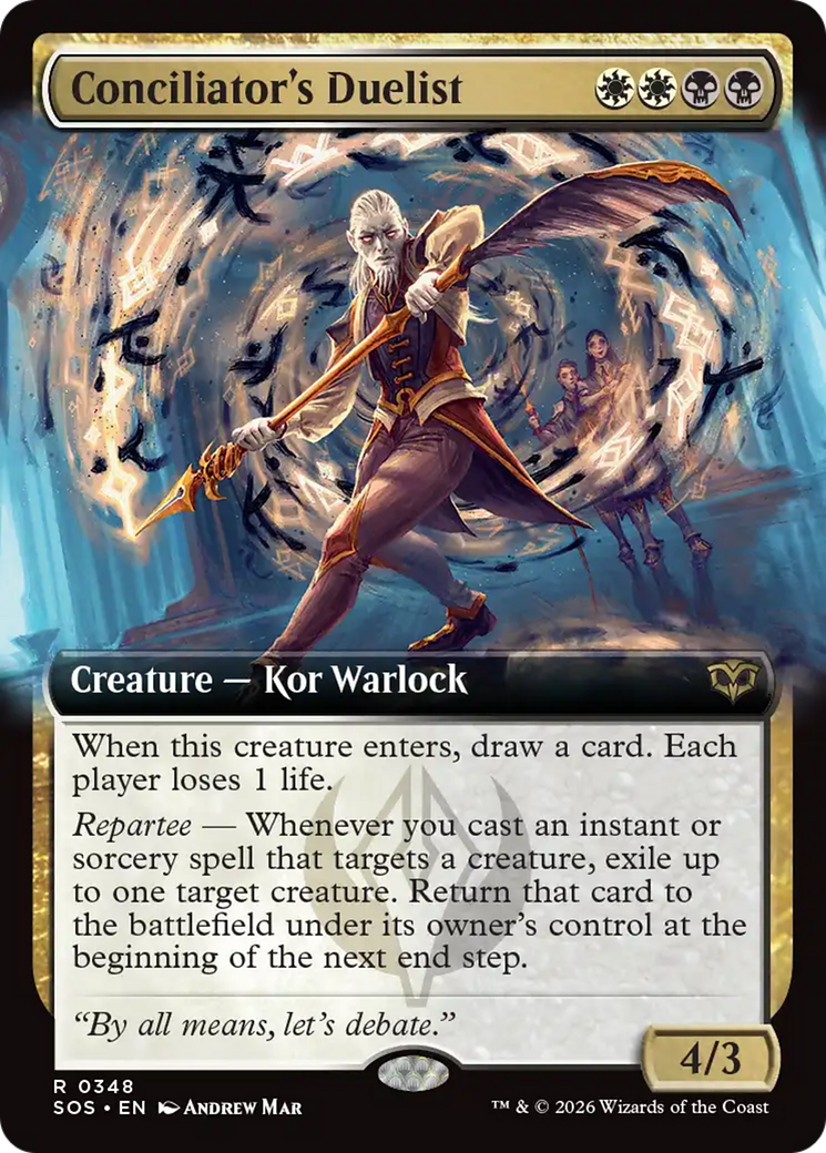 Conciliator's Duelist (Extended Art) [Secrets of Strixhaven]
