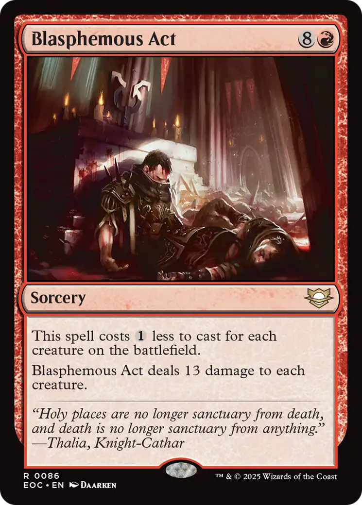 Blasphemous Act [Edge of Eternities Commander]